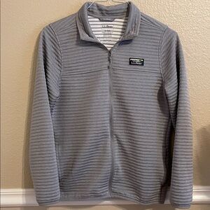 LL Bean Grey Lightweight Jacket Women’s Sz M